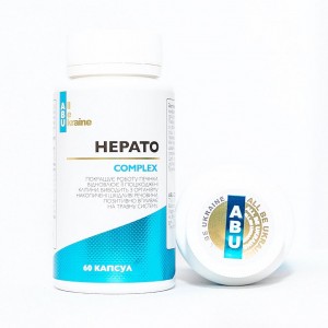 Рослинний комплекс для печінки з вітамінами Hepato Complex ABU, 60 капсул